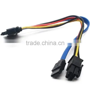 SATA22P To 7Pin +4Pin Power Cable,sata Hard Disk Cable thumbnail-3