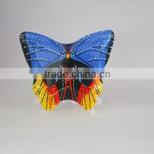 The Butterfly Glass Plate Blue Style thumbnail-5