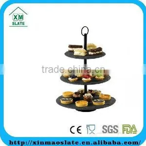 Round 3 Tier Slate Plate Stand thumbnail-1