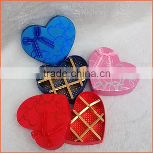 Matt Lamination,Spot UV Logo Printing Handling and Chocolate Use Heart Shape Chocolate Packaging Box Supplier's Choice thumbnail-4