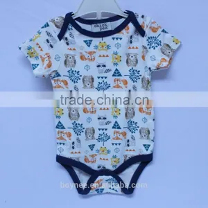 Hot Sale Hight Quality Organic Cotton Pure Color Simple Letter Baby Underwear thumbnail-2