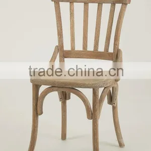 New Design Antique Vintage Solid Wooden Dining Chair/ High Back Restaurant Chair(FC152-OAK) thumbnail-1