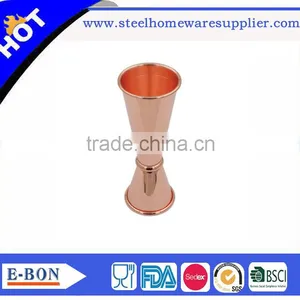 Hot Sale Stainless Steel Copper Jigger Double Head Jigger Measuring Cup for Advanced Bar thumbnail-4