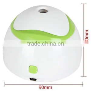 White and Green and Cheap and Safe Mini Usb Humidifier thumbnail-1
