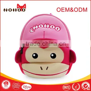 Cheap Child Monkey Shaped Cartoon Gift School Backpack Bag Kids Zoo Animal Backpack Waterproof thumbnail-2