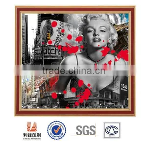Nordeen Art 3D Lenticular Plastic Framed Picture of Marilyn Monroe thumbnail-1