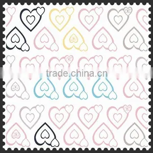 100% Polyester Special Love Design Taffeta Fabric thumbnail-1