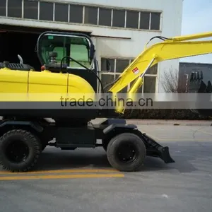8T ZE908W Mini Wheel Excavator With Chinese Engine for Sale thumbnail-1