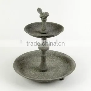 Metal Finch Bird Feeder W/Double Tiers thumbnail-1