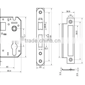 OEM Apartment Door Lock Set thumbnail-3