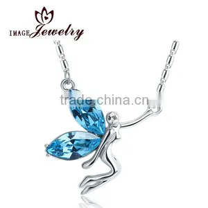 925 Silver Blue Sapphire Pendant thumbnail-1