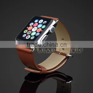 For Apple Watch Band, Genuine Leather Watch Band Strap With Adapter Adjustor thumbnail-3