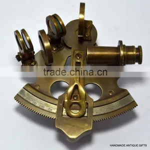Brass Handmade Vintage Sextant - 3 Inch Sextant - Promotional Gift Sextant 1032 thumbnail-1