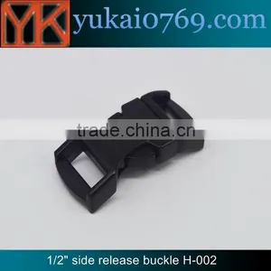 Yukai High Quality 13mm Metal Curved Side Release Buckle for Paracord Bracelet Quality Choice thumbnail-1