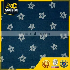 Cotton 9oz Woven Selvedge Printed Denim Fabric Manufacture thumbnail-1