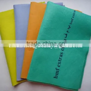 50x70cm Logo Printed Germany Nonwoven Floor Mop Cloth ( Viscose/polyester) thumbnail-2