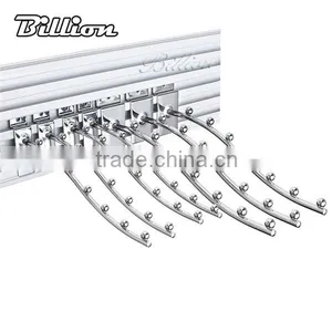 Metal Chrome Clothing Hooks Bead Hook Metal Board Hanging Hooks thumbnail-1