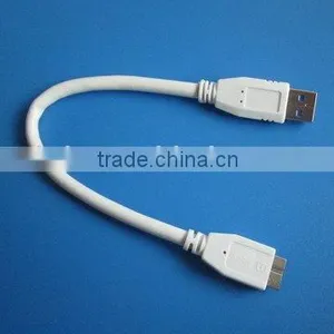 White Micro USB 3.0 Cable thumbnail-1