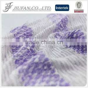 Jiufan Textile 2015 Fashionable Ployester Slub Hacci Knit Fabric for Garments Sweater thumbnail-1