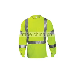 Custom High Visibility Safety Work Wear Reflective Work Shirts With Short Sleeve thumbnail-6
