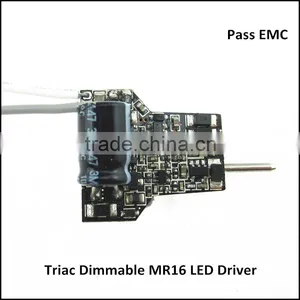Pass EMC 12v dc Input 7w Dimming Constant Current LED Driver for MR16 thumbnail-1