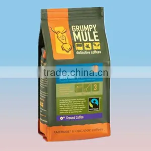 Machine Made Quad Sealed Packaging Bag for Coffee thumbnail-1