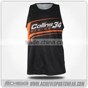 Custom Design Cheap Price Gym Singlet thumbnail-1