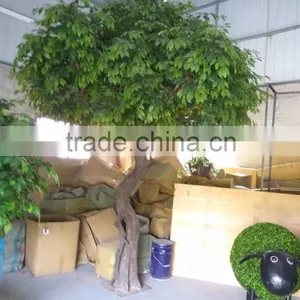 Natural Look Artificial Greenery Tree Banyan Tree for Indoor and Outdoor Decor thumbnail-3