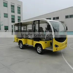 14 Seats Electric Sightseeing Bus Shuttle Bus on Sale thumbnail-3