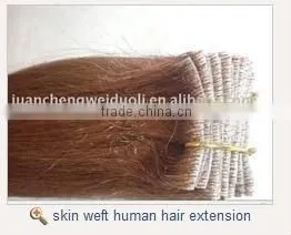 135# AAA Grade Hot Sale Skin Weft Tape Remy Hair Extensions thumbnail-1
