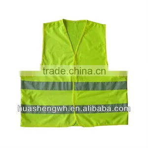 Fluorscent Dye Mesh Fabric to Safety Jacket hi Vis Vest for Workwear thumbnail-1