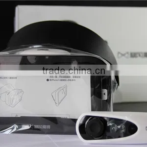 Baofeng 4.0Virtual Reality 3D Glasses a Black Helmet VR Goggles for 4.7-5.5 Inch Smartphones With Remote Control thumbnail-6