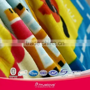 Fashion New Design Flannel Blanket Flower Pattern Printed thumbnail-3