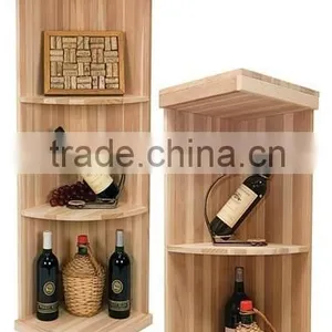 Retail Shop Wood Wine Display Stand Store Gondola With Metal Wire Mesh thumbnail-4