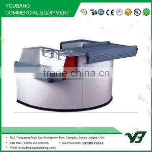 Hot Sell Good Cheap White Color Supermarket Checkout Counter for Sale (YB-H06) thumbnail-1