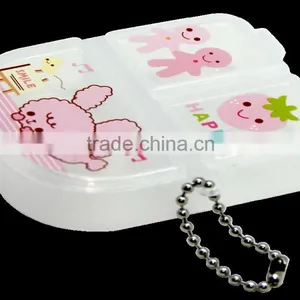 Customize Keychain Pill Storage Case With 3 Compartments for Promotional thumbnail-4