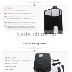 Factory Price!! 2800 Lumen Multimedia Digital Projector thumbnail-2