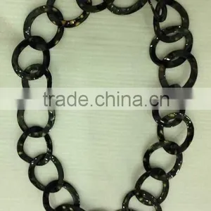 Vietnamese Handicraft Black Buffalo Horn Necklace Jewelry From Vietnam thumbnail-1