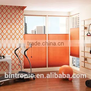 Bintronic Home Interior Design Top Down Bottom Up Honeycomb Motorized Sun Shades thumbnail-5