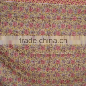 Indian Jaipur Handmade Cotton Voile Soft Fabric Printed Quilts/ Bed-cover/bed-sheets/quilt/throw thumbnail-2