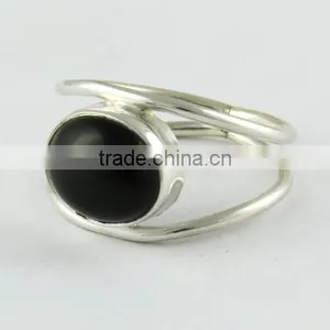 Just Wondering !! Black Onyx 925 Sterling Silver Ring, Handmade Silver Jewelry, Gemstone Silver Jewelry thumbnail-3