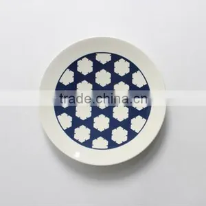 Japanese Style Tableware Underglaze 8 Inches Porcelain Dinner Plate thumbnail-4