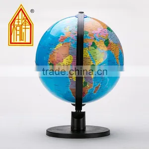(10 Inch )25cm Plastic World Globe PVC Globe Geography Globe thumbnail-3