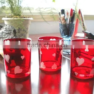 Valentine's Day Glass Candle Holder thumbnail-1