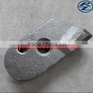 WB39 WS39 Foundation Drilling Tools Quick Change Bars Flat Teeth Replaceable Blocks Piling Rig Flat Casing Teeth thumbnail-4