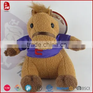 ICTI Factory Wholesale Soft Material Plush Toy Horse Stuffed Animal Toy thumbnail-1