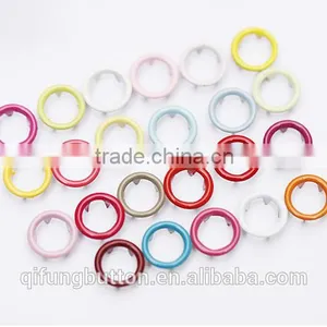 All Kinds of Color Decoration and Brass Metal Type Ring Snaps Button Sprong Snap Button thumbnail-1