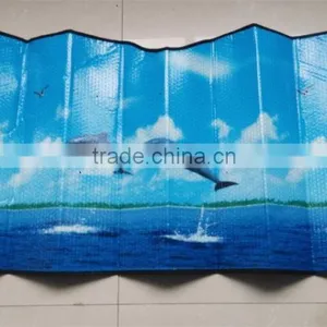 Car Sunshade/customized Printing Logo on Car Front PE Bubble Sunshade thumbnail-5