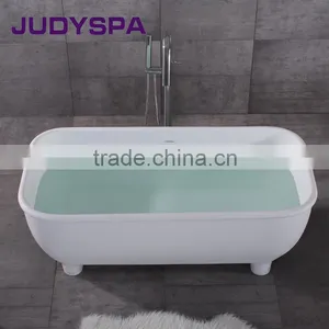 Solid Surface Stone Bathtub Freestanding With Foot YG9997 thumbnail-5