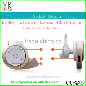 Mini Stereo Bluetooth Headphone Headset Earphone thumbnail-4